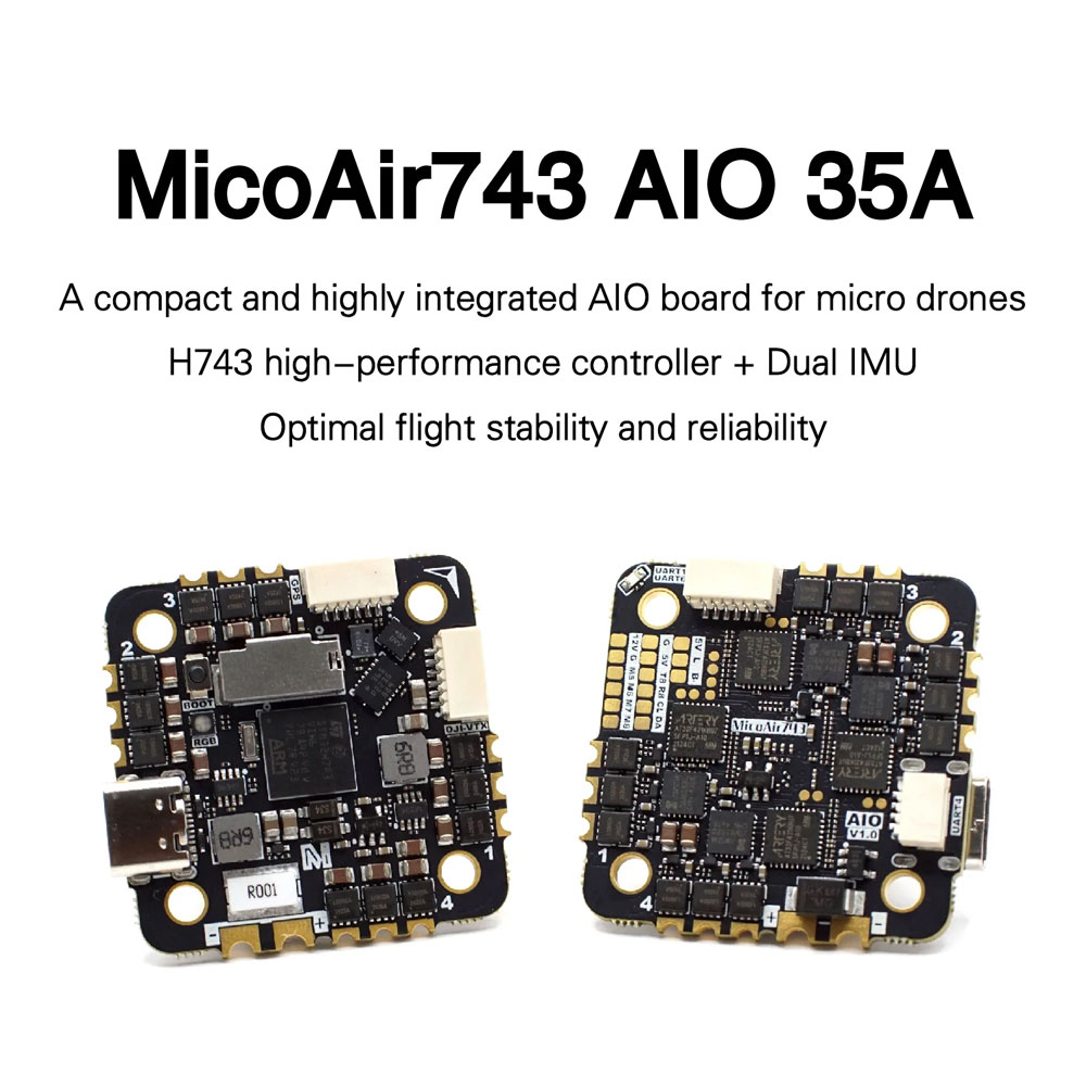 MicoAir H743 AIO 35A AM32 Flig – Drone Kit With Camera Bewertung und Preis