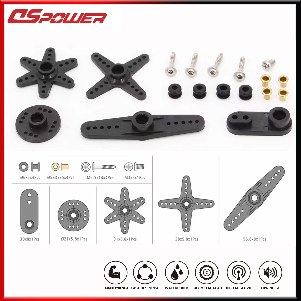 DSpower 25T 28T RC Servo Arm D – Drone Kit Beginner Bewertung und Preis