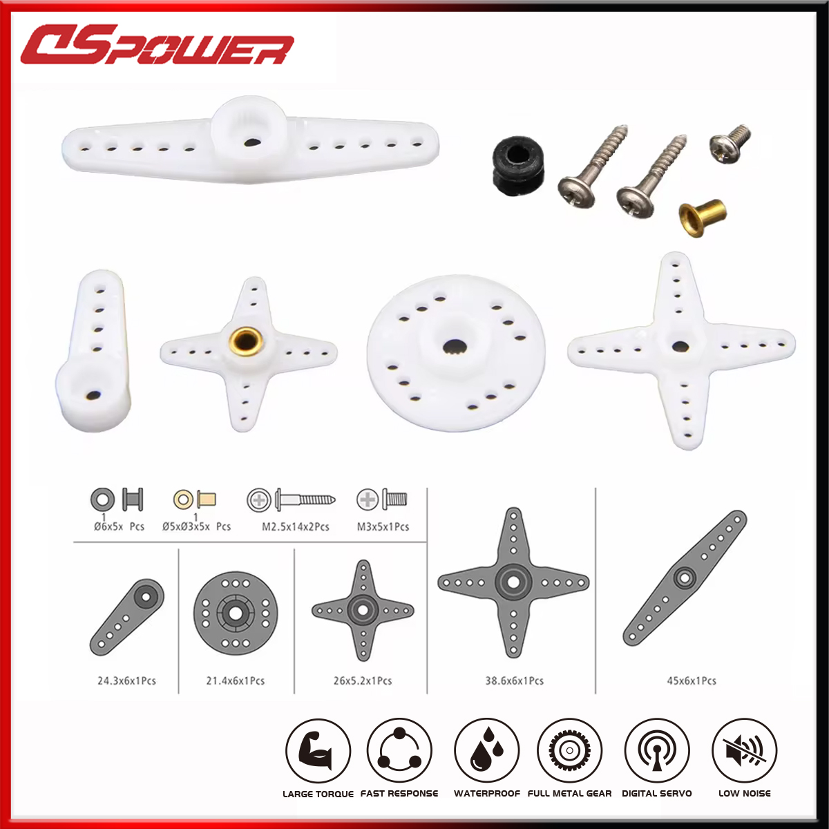 DSpower 25T 28T RC Servo Arm D – Drone Kit Beginner Bewertung und Preis