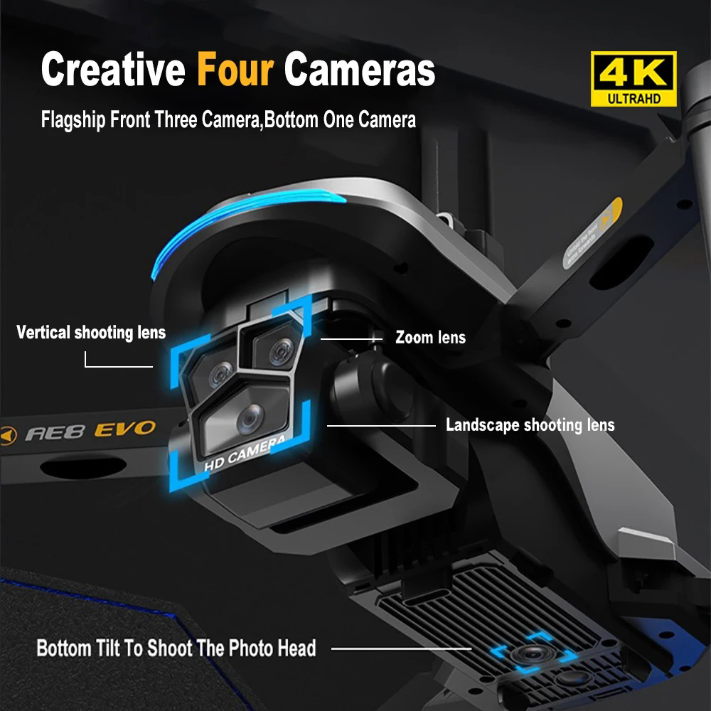 AE8 EVO Drone 4K Professional  – Drone Kit Professional Bewertung und Preis