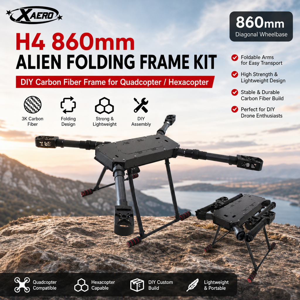 XAERO DIY H4 860mm Alien Foldi – Drone Kit Hexacopter Bewertung und Preis
