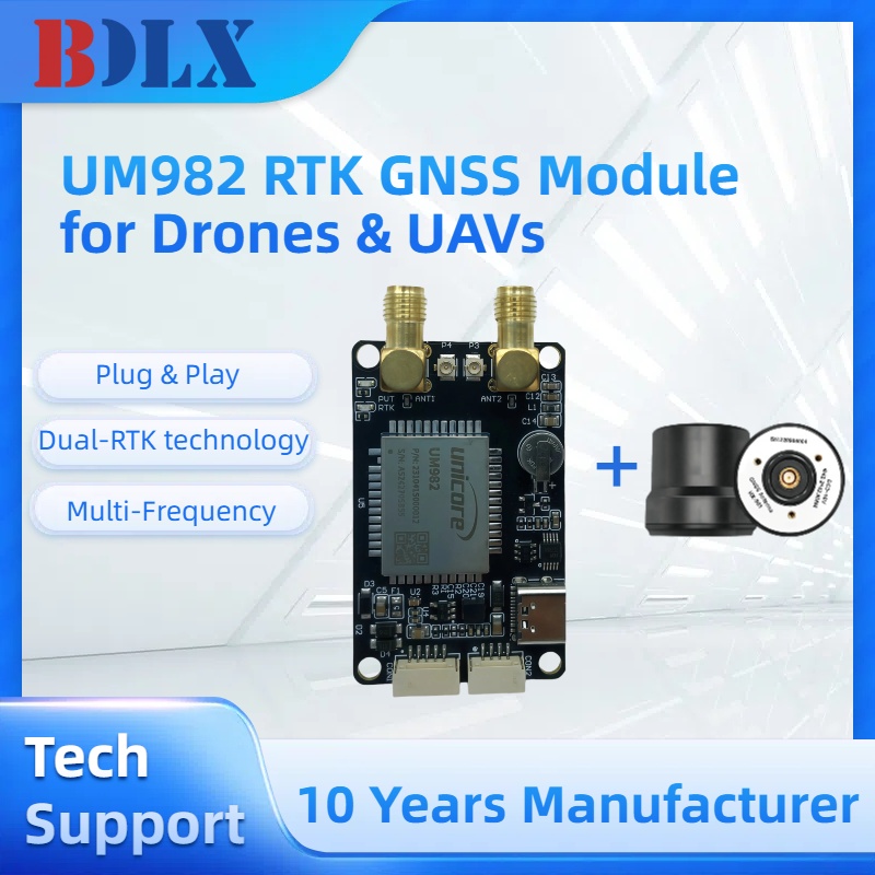 UM982 Dual Antenna RTK GNSS Mo – Drone Kit Hexacopter Bewertung und Preis
